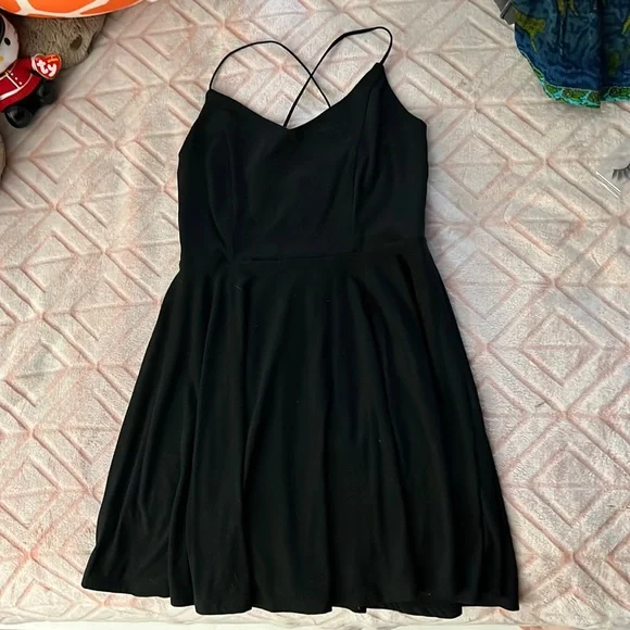 Dresses | Black Flowy Shirt Dress | Poshmark